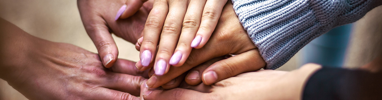hands in a circle